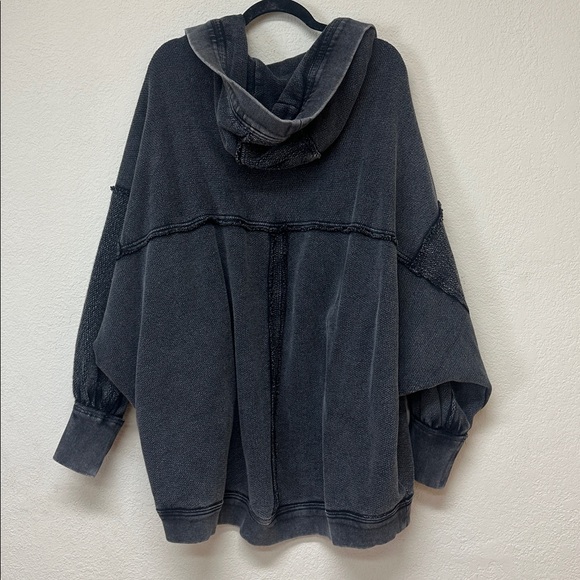 Free People Gray Oversized Jacket - Picture 6 of 6